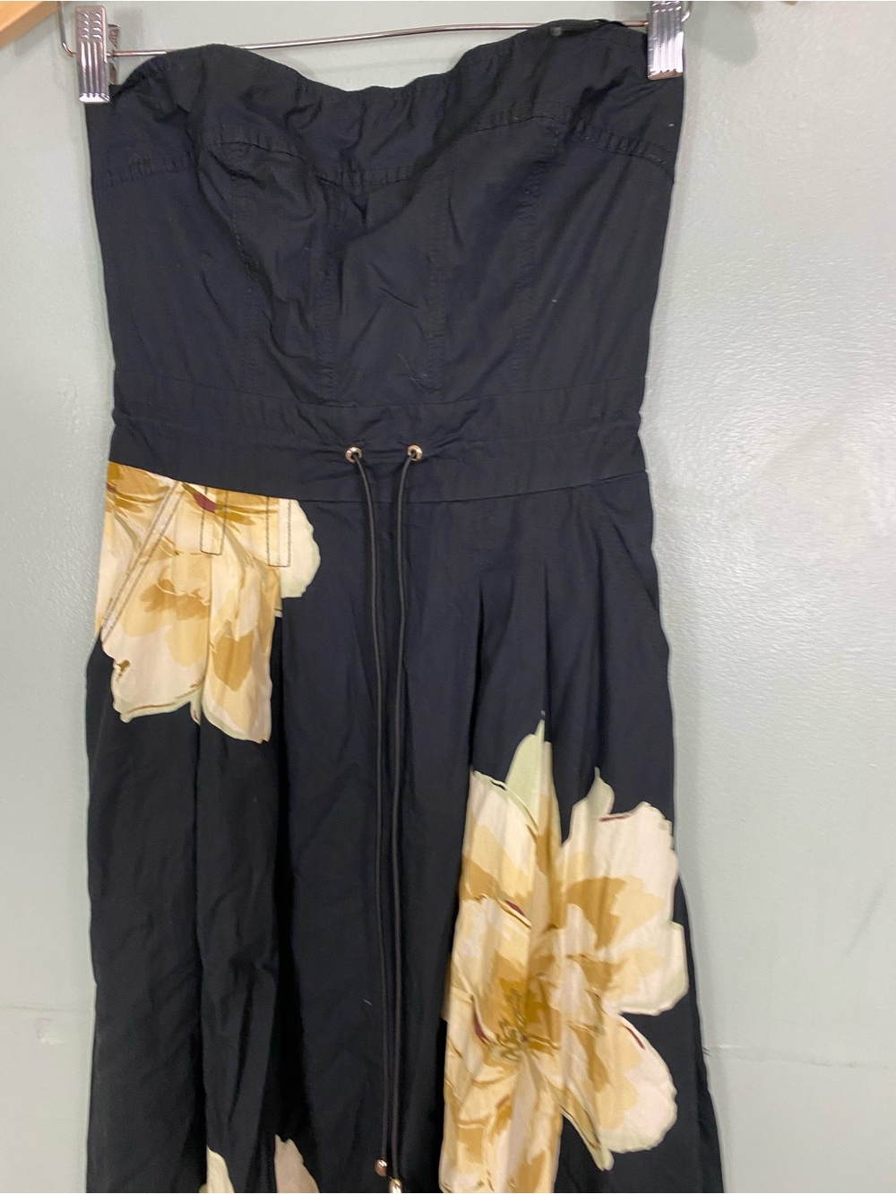 Anthropologie Maeve Strapless Waisted Maxi Dress Small - Picture 3 of 9